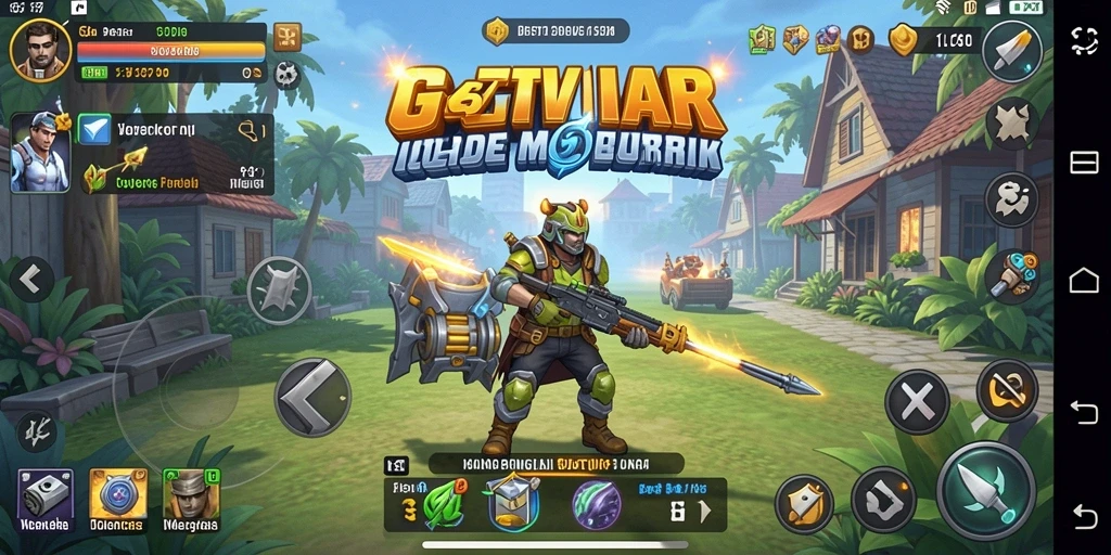 Screenshot 567TV menampilkan karakter mengelola saluran TV dalam game Idle.