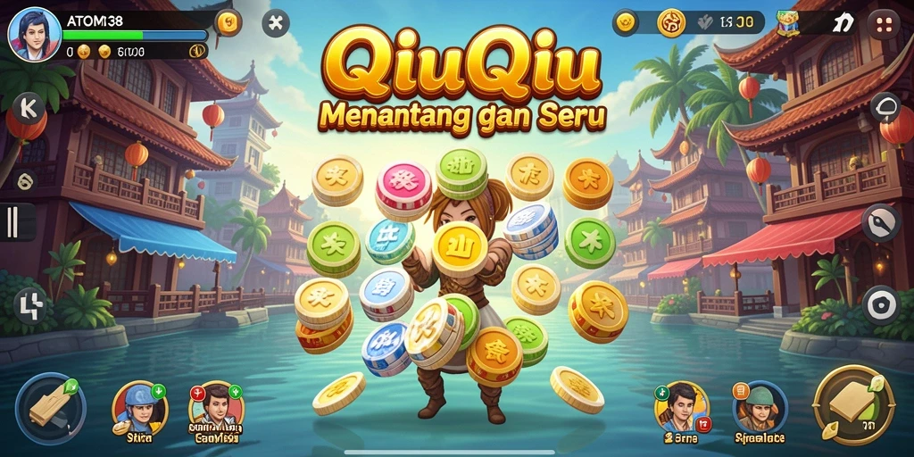 Screenshot gameplay QiuQiu dari ATOM138 yang seru dan menantang.