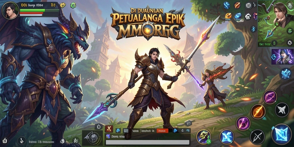 Screenshot dari gameplay <strong>D06</strong> menampilkan aksi seru dalam petualangan MMORPG.