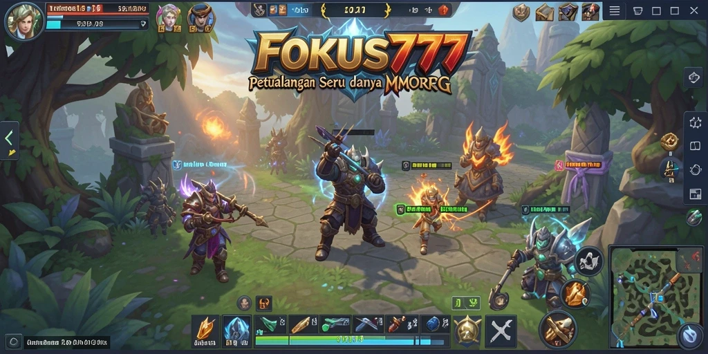 Tangkapan layar gameplay FOKUS777 dengan petualangan seru.