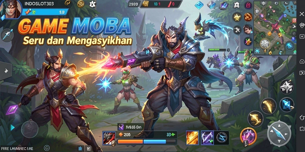 Screenshot gameplay intens dan strategis dari INDOSLOT303.