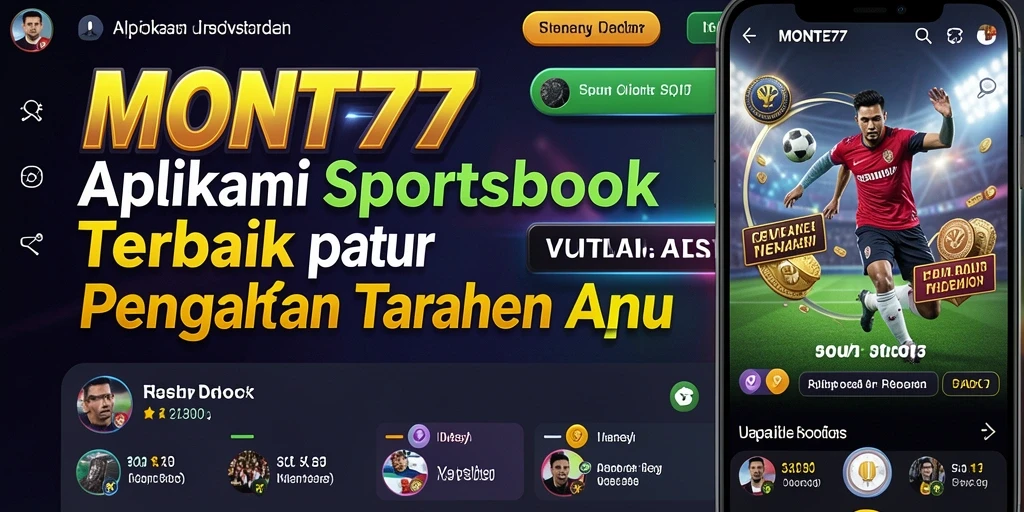 Tampilan gameplay Sportsbook di aplikasi MONTE77 yang menarik.