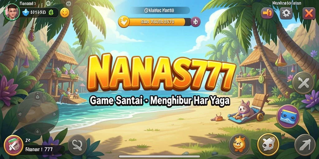 Screenshot gameplay NANAS777 menunjukkan aksi seru dan penuh warna.
