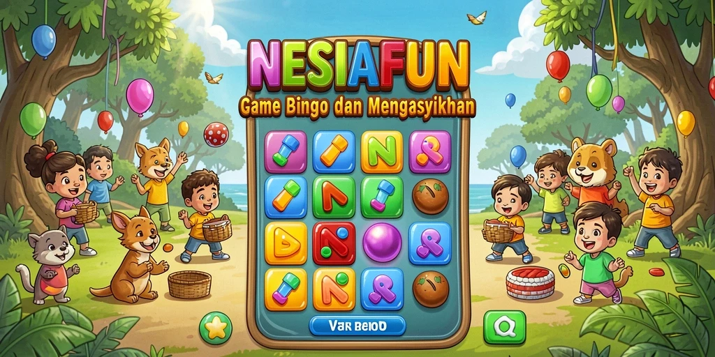 Tampilan gameplay NESIAFUN yang seru dan interaktif.