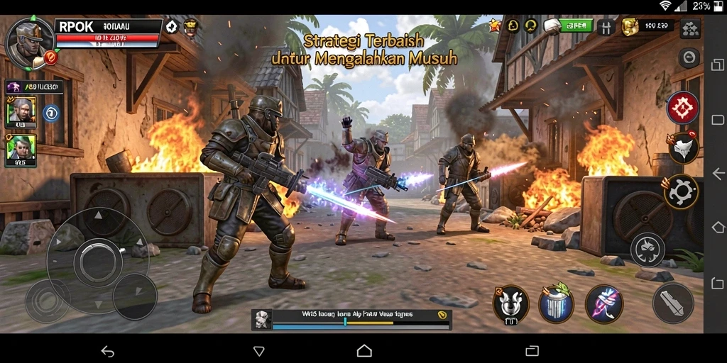 Tampilan gameplay RPOK yang menarik dan penuh taktik.