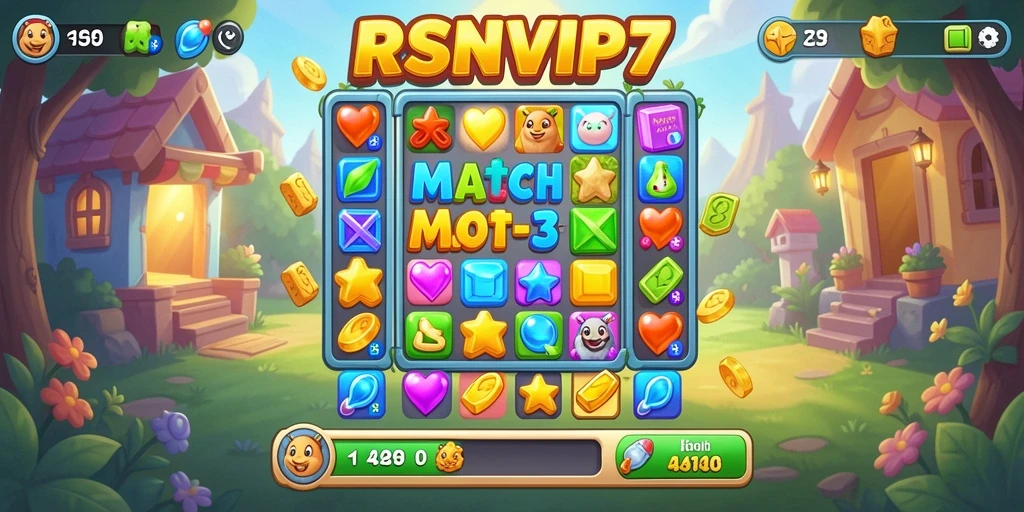 Tampilan gameplay RSNVIP7 yang menyenangkan dan penuh warna.