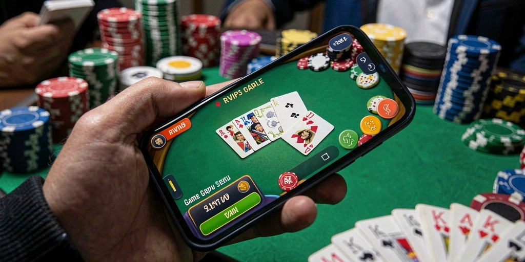 Menampilkan gameplay seru dan interaktif Gaple RVIP3.