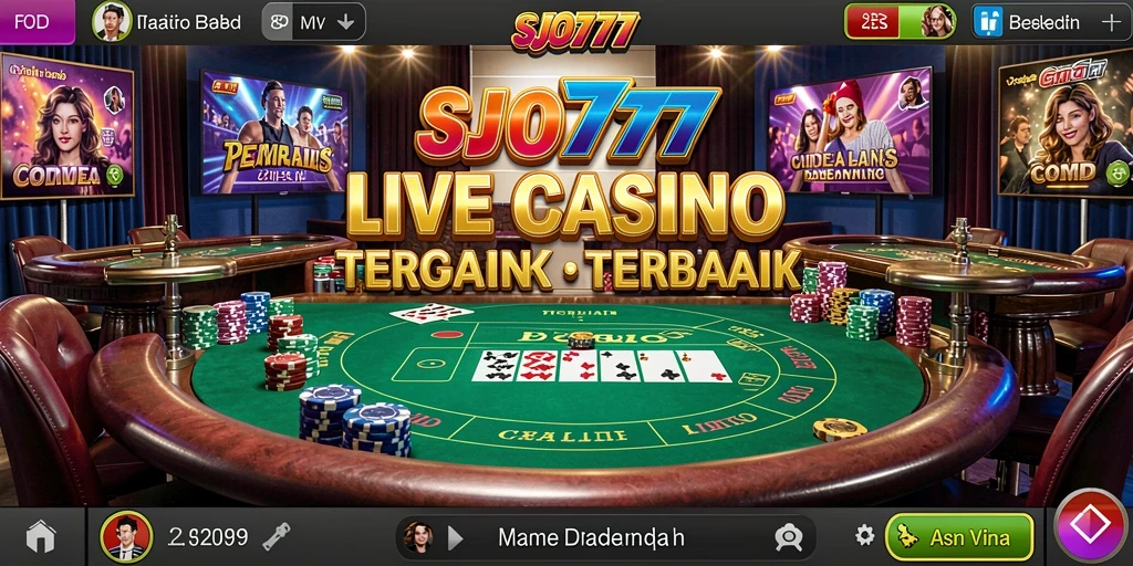 Gameplay menarik dari Live Casino SJO777 dengan dealer profesional.