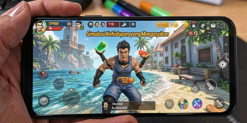 Tampilan menarik dari gameplay di SPN88 yang realistis.