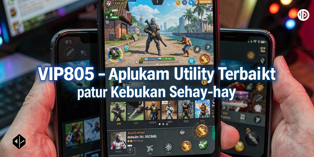 Screenshot utama VIP805 menampilkan antarmuka aplikasi Utility yang ramah pengguna.